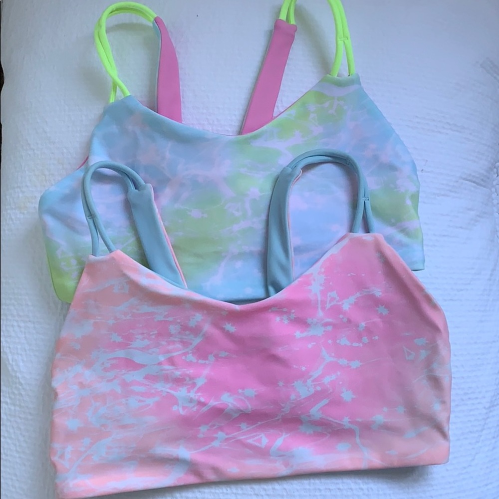 Ivivva bathing suit tops sz 10 and 12